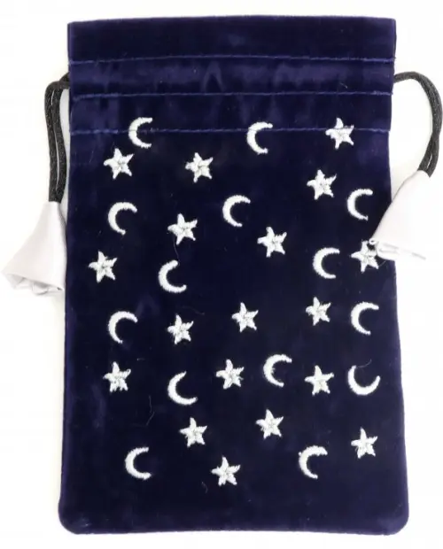 Мешочек для карт Таро. Луна и звезды, мини.