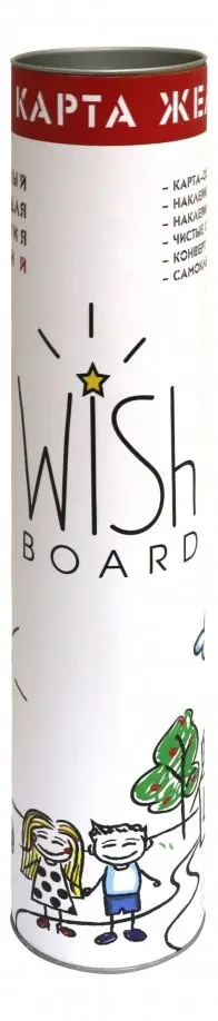 Карта визуализации WISH BOARD для семьи.