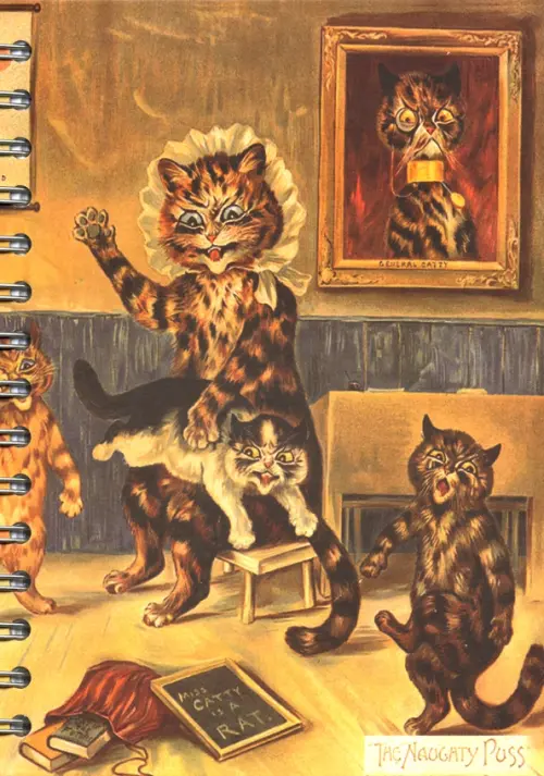 Скетчбук Уэйн. Непослушный кот.