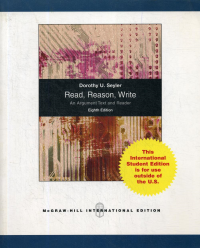 Read, Reason, Write. Eingth edition