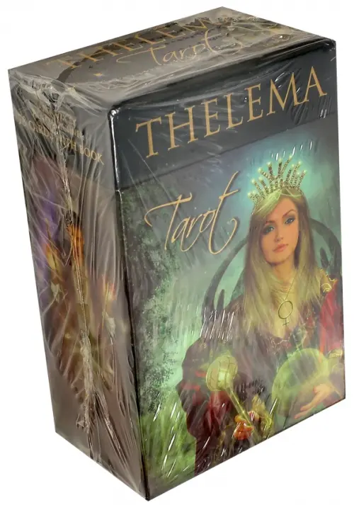 Таро Телема в футляре. С инструкцией на 5-ти языках.
