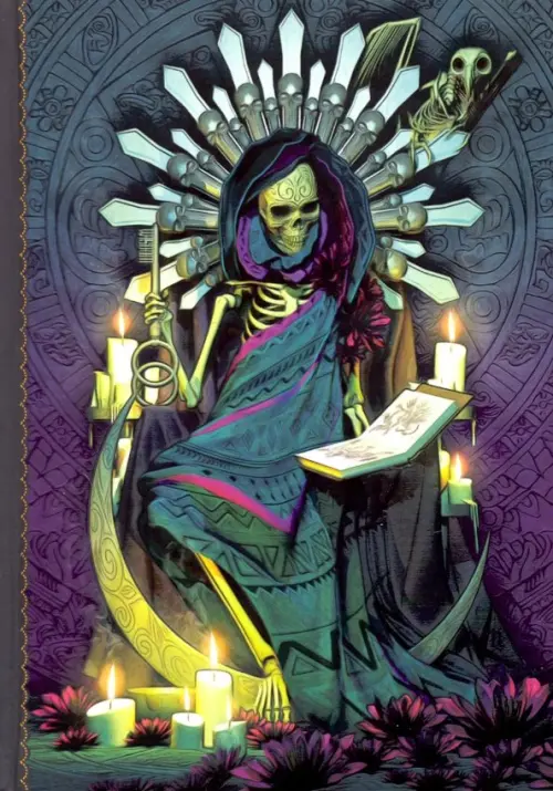 Дневник "Santa Muerte" (160 страниц, 150х210 мм, нелинованный).