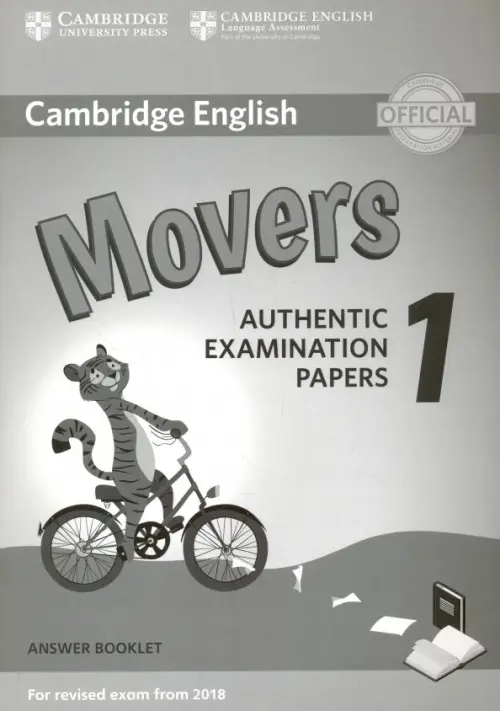 Cambridge English Movers 1 for Revised Exam from 2018 Answer Booklet.