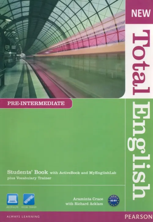 New Total English. Pre-Intermediate. Students' Book with Active Book and MyEnglishLab. Acklam Richard