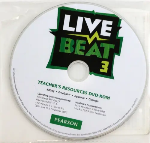 Live Beat. Level 3. Teacher's Resources CD-ROM.