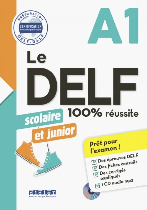 Nouveau DELF scolaire et junior A1 + CD. Chretien Romain