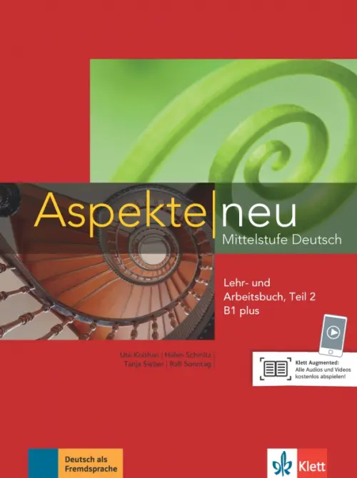 Aspekte neu. B1 plus. Lehr- und Arbeitsbuch mit Audio-CD. Teil 2. Mittelstufe Deutsch. Schmitz Helen