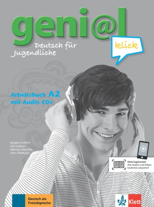 Geni@l klick A2. Deutsch als Fremdsprache f?r Jugendliche. Arbeitsbuch mit 2 Audio-CDs. Mariotta Maruska