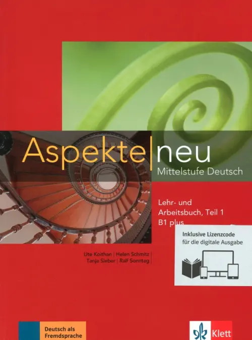 Aspekte neu. B1 plus. Lehr- und Arbeitsbuch. Teil 1 + CD. Mittelstufe Deutsch. Schmitz Helen