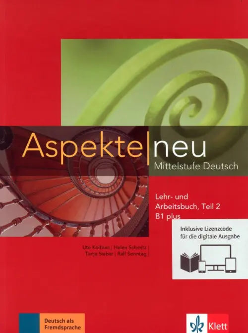 Aspekte neu. B1 plus. Lehr- und Arbeitsbuch. Teil 2. Mittelstufe Deutsch. Schmitz Helen