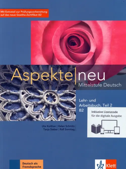 Aspekte neu. B2. Lehr- und Arbeitsbuch. Teil 2 + CD. Mittelstufe Deutsch. Schmitz Helen