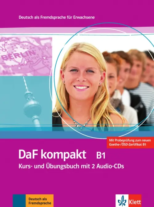 DaF kompakt B1. Deutsch als Fremdsprache f?r Erwachsene. Kurs- und ?bungsbuch mit 2 Audio-CDs. Braun Birgit