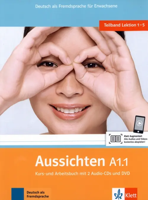 Aussichten. A1.1. Kurs- und Arbeitsbuch mit 2 Audio-CDs und DVD. Jentges Sabine