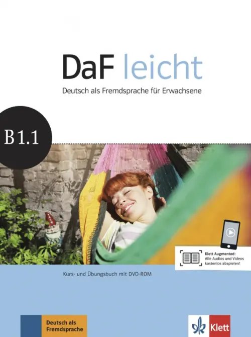 DaF leicht B1.1. Deutsch als Fremdsprache f?r Erwachsene. Kurs- und ?bungsbuch mit DVD-ROM. Korner Elke