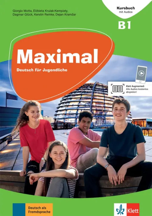 Maximal B1. Deutsch f?r Jugendliche. Kursbuch mit Audios und Videos. Motta Giorgio