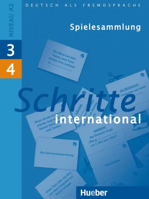 Schritte international 3+4. Spielesammlung zu Band 3 und 4. Deutsch als Fremdsprache. Klepsch Cornelia