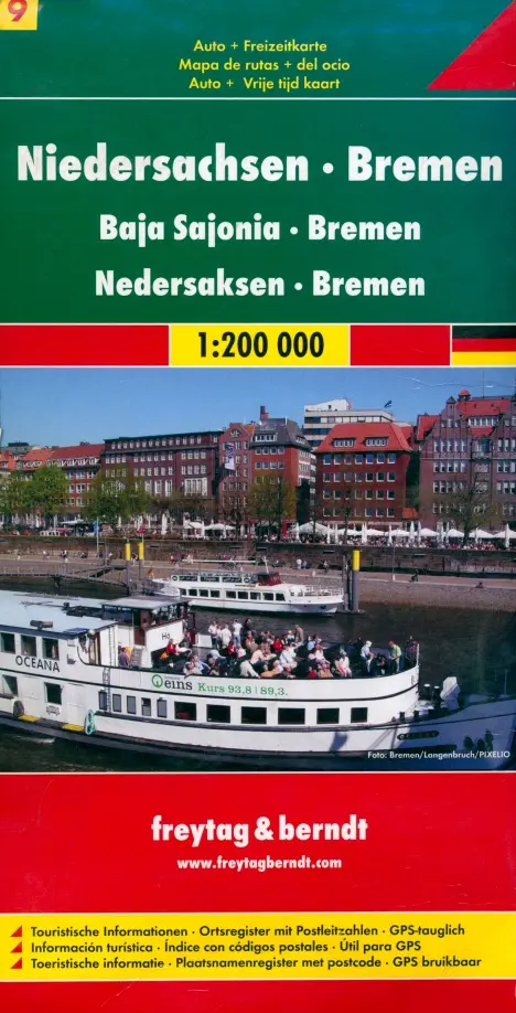 Lower Saxony - Bremen. 1:200 000.