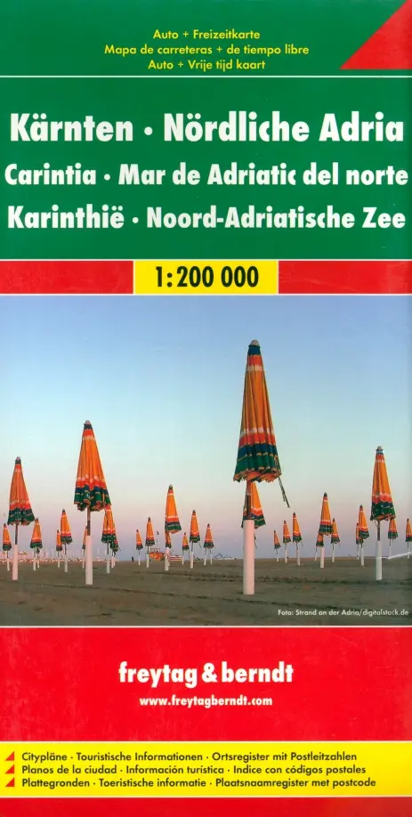 Carinthia. Norhern Adriatic Sea. 1:200 000.