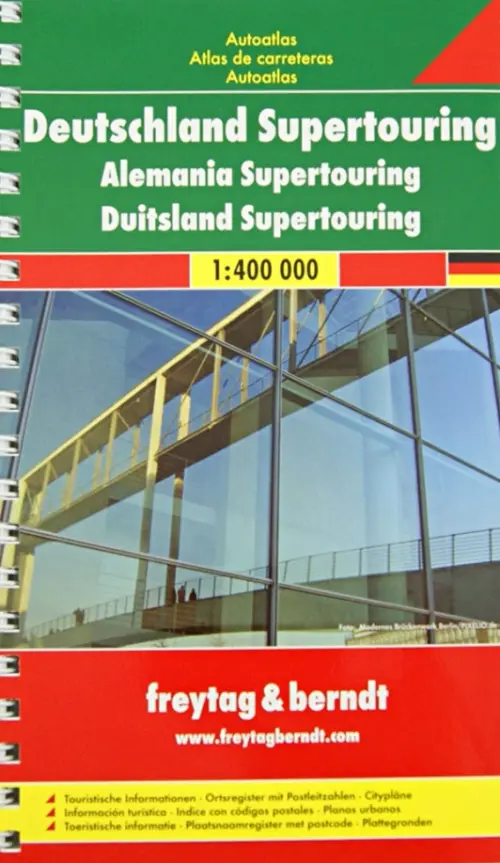 Deutschland Supertouring. Autoatlas (1:400 000).