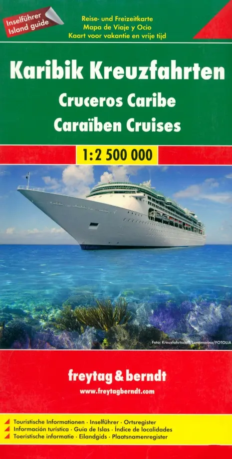 Caribbean Cruises 1:2 500 000.