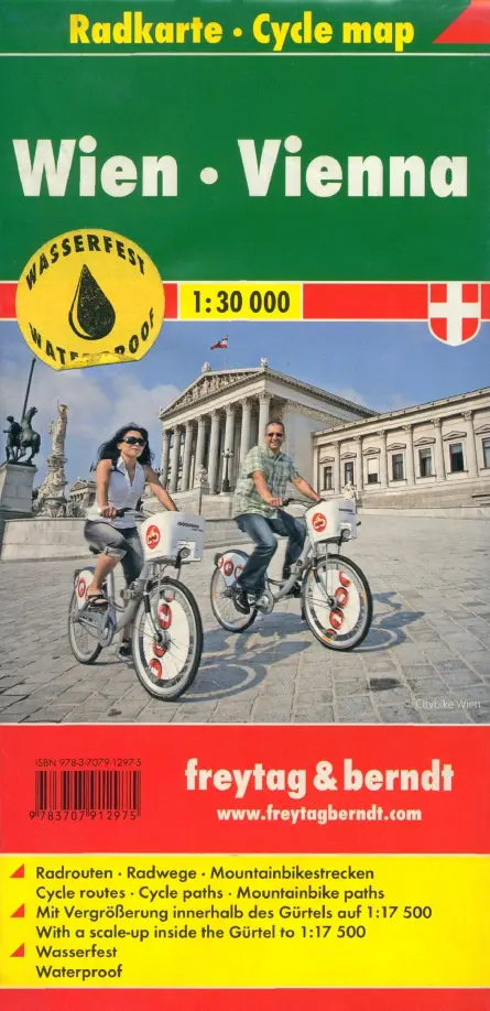 Vienna. Radkarte. 1:30 000.