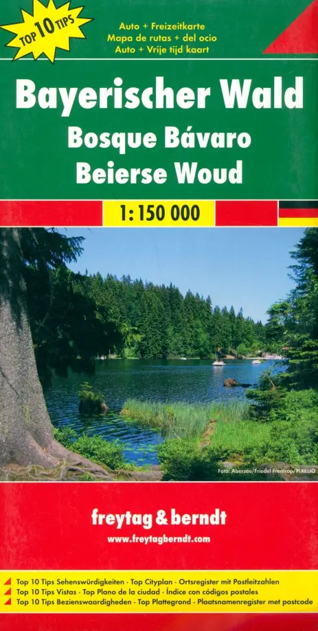Bavarian Forest 1:150 000.
