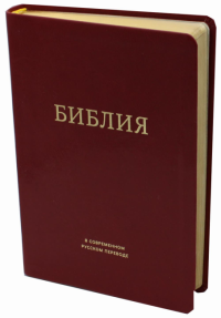 Библия в современном русском переводе. 2-е изд. (винил, бордо). . Источник жизни