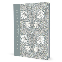 Ежедневник William Morris Inspiration (мятная с белыми цветами).