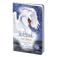 Скетчбук День/Ночь (обложка с лебедями).