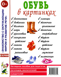Обувь в картинках. Наглядное пособие для педагогов, логопедов, воспитателей и родителей. Кулов С.
