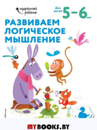 Развиваем логическое мышление: для детей 5–6 лет (с наклейками). <не указано>