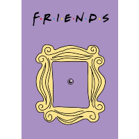 Обложка для паспорта. Friends