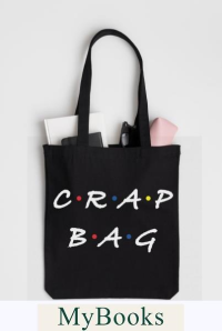 Сумка. Crap bag (черная, 38х43 см, длина ручек 58 см)