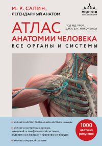 Атлас анатомии человека. Все органы и системы. Сапин М.Р.