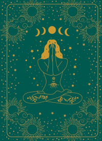 . Блокнот. Волшебство начинается здесь (глубокий зеленый)