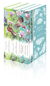 Набор "Райские птицы" (из 4-х книг с птицами на корешках: Унесенные ветром. 2 тт., Любовник леди Чаттерли, Дамское счастье). Митчелл М., Лоуренс Д.Г., Золя Э.