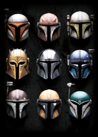 Скетчбук «Звёздные войны. Шлемы мандалорцев» (А6, 32 стр. на скрепке).