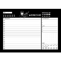 Планер настольный с отрывными листами. Уэнсдей (24х17 см, 48 л.)