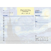 Планер настольный с отрывными листами. Винсент Ван Гог (24х17 см, 48 л.)