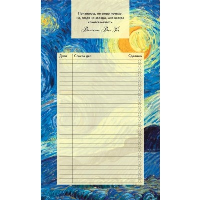 Блок для записей с отрывными листами (to-do list). Винсент Ван Гог (11х19 см, 64 л.). <не указано>