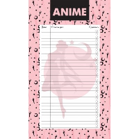 Блок для записей с отрывными листами (to-do list). Аниме. Красавица-воин (11х19 см, 64 л.)