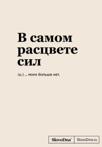 Блокнот SlovoDna. В самом расцвете сил (формат А5, 128 стр., С НОВЫМ КОНТЕНТОМ). Караваев К.