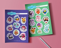 Смешарики. Наклейки (19 наклеек на 2 листах). <не указано>