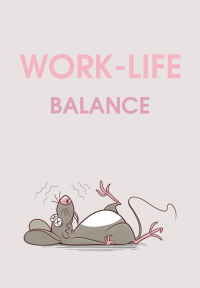 WORK-LIFE BALANCE. Ежедневник недатированный (А5, 72 л.). <не указано>