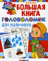 Большая книга головоломок для мальчиков. Дмитриева В.Г.