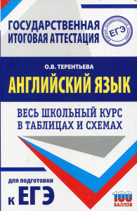 ЕГЭ. Английский язык. Весь школьный курс в таблицах и схемах для подготовки к единому государственному экзамену. Терентьева О.В.