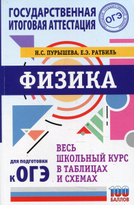 ОГЭ. Физика. Весь школьный курс в таблицах и схемах для подготовки к основному государственному экзамену. Пурышева Н.С., Ратбиль Е.Э.