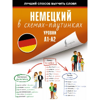 Немецкий в схемах-паутинках. Уровни A1-A2. .