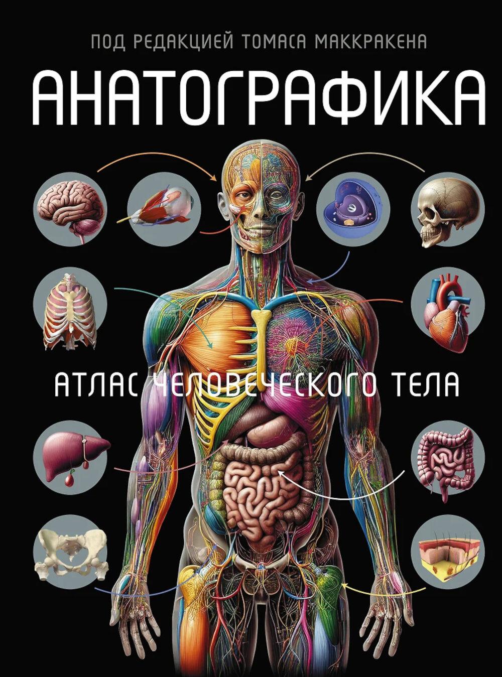 Анатографика. Атлас человеческого тела. Ричард Уолкер, Томас Маккракен