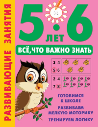 Развивающие занятия. Всё, что важно знать. 5-6 лет. Дмитриева В.Г.